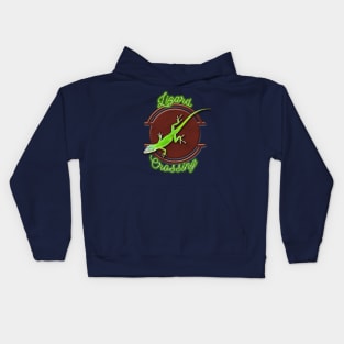 Green Anole Kids Hoodie